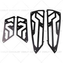 FOR ZONTES 368G 368 G 368g 2024-2026 Motorcycle Footrest Driver Footboard Steps Foot Rest Scooter Pedal Plate Foot Pads Foot Peg juoda