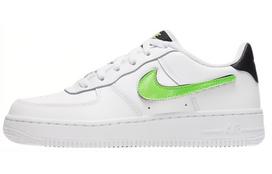 Nike Air Force 1 Low Removable Swoosh White Green Strike GS AR7446-100 35.5