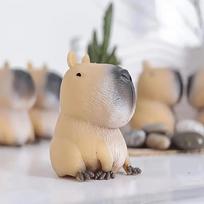 Squishy Cute Capybara Squeeze Toy, Soft Relax Animal Fidget Toy for Adults Kids, Funny Stress Relief Decompression Toy