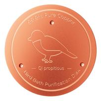 Triple-Point Support Mellbree Bird Bath Copper Disk 0.6mm Reinforced Physical Safe Clean Bird Bath Copper Disk