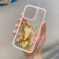 Cute Otter Flower Clear Case for Samsung Galaxy S26 Ultra S25 FE A56 A55 A54 A53 A06 A16 A15 A35 A34 5G S23 S21 S24 Plus Cover Galaxy S25 FE