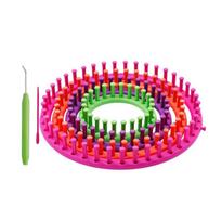 Round Knitting Weave with Hook Plastic Needle DIY Scarf Sweater Hat Shawl Stitching Knit Handmade Craft Weaving Braiding 1