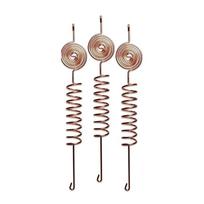 3PCS Copper Electroculture Plant Stakes Multi-purpose Durable Gardening Coil Antennas Plant Stand Bonsai Fixing Rod