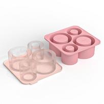 Ice Cube Mold for Stanley Cup Tumbler 20oz 30oz 40oz,Silicone Cylinder Ice Cube Tray with Lid,Ice Mold Keep Drinks Chilled
