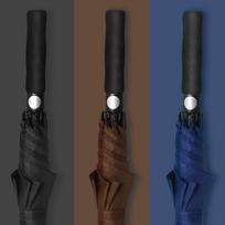 Large premium golf automatic umbrella high-end umbrella long handle straight rod bold solid color umbrella Umbrella