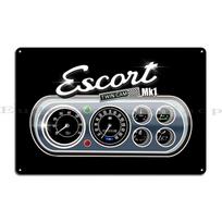 The Legendary Mk1 Escort Twin Cam Motor Car Metal Sign Create Designs Home Vintage Wall Cave Tin Sign Poster 20x30cm