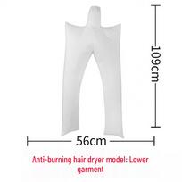 Portable Hair and Clothes Dryer Bag for Quick Drying and Fluffing white