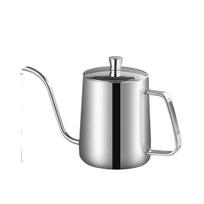 1pc-Drip Kettle Coffee Tea Pot Non-stick Coating Food Grade Stainless Steel Gooseneck Drip Kettle Swan Neck Thin Mouth