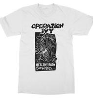 Operation Ivy Healthy Body Sick Mind Tee Cotton Shirt SB229 M