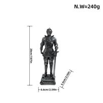 Modern Black Knight Ornaments Resin Crafts Home Decoration Office Use Business Manufacturer Gift Space-saving Gift