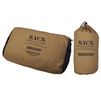 Memory Foam Pillow with Removable Cover Ultralight Travel Pillow Multi-Pocket Neck Support Pillows for Hiking Backpacking Sleep chaki