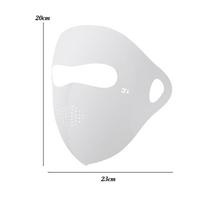 New Summer Ice Silk Sunscreen Mask Full Face Sun Protection Mask Forehead Thin Section Breathable Anti Ultraviolet Face Masks