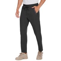 Men’s Athletic Jogger Pants with Zipper Pockets, Adjustable Drawstring Waist, Lightweight Sportswear for Running, Training, and Everyday Comfort M