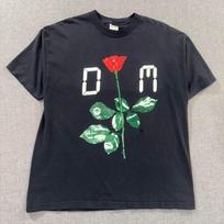 Vintage 1998 Depeche Mode Violator Tour Tee Rose New Wave Black Mens Xl Unisex T-Shirt S black