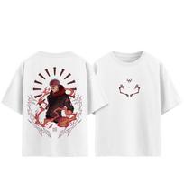 Anime Jujutsu Kaisen Ryomen Sukuna T-shirt Men Women Summer Cotton Y2K Clothing Fashion Breathable Anime Fans Short Sleeve Tops 4XL