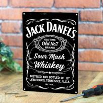 Planetjuice Planetjuice Jack Daniels Tennessee Whiskey Metal Tin Sign X Inch Rustic Bar Wall 20X30CM white