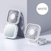 Adjustable Portable Handheld Fan USB Charging Pocket Fan Creative Personal Desk Fan  Summer Gift