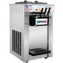 SIHAO Commercial Ice Cream Machine Soft Serve Ice Cream Machine 20L/h Ice Cream Machine 3 Flavor for Restaurant Bars