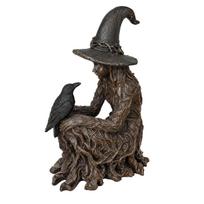 Halloween Witch and Resin Figurine for Home and Party Decor One Size
