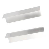 4 PCS Garage Door Seal Guards Weatherproofing Aluminum for Indoor Outdoor Home 5.91 X 1.77 Inch