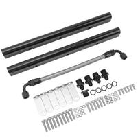 EFI Fuel Rails Set Intake Aluminium Alloy Intake Manifolds Fuel Rails Kit for LS LS1 LS2 LS3 LS6 LSX Engine
