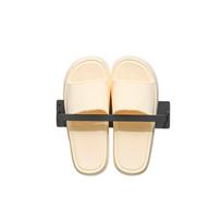 Door Shoe Rack Magnetic Wall-Mounted Shoe Rack Security Door Iron Door Bedroom Can Be Used For Slipper Rack Slipper Storage beige