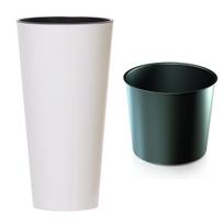 Tubus Slim Shine Tall Flowerpot DTUS200S | White