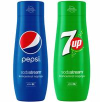 Set of 2 SodaStream Pepsi+7UP concentrates