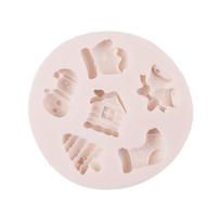 Christmas Santa Silicone Molds Nonstick Fondant Cake Molds Cake Decorating Tool for Truffles Cheesecakes Easily to Clean