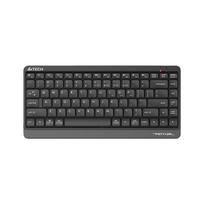A4TECH Wireless Bluetooth Mini Keyboard for IPad Tablet, Smartphone, Laptop, Office Use, Portable Short 86-Key, Gray juoda