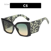 Designer Fashion Stylish Fashion Extra Large Oversized Sun Protection Glasses for Women Adults Vintage Retro Vintage Large Big Frame Construction
