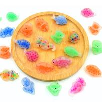 Squishy 1-24Pcs Fidget Toys For Kids Mochi Squishy Toys Bulk Party Squeeze Balls With Water Beads Dinosaur Sea Animals Stress