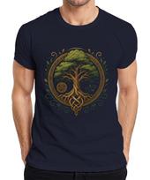 celtic tree of life yggdrasil viking valhalla norse mens t shirt- S