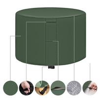 420D Oxford Dustproof Round Patio Cover Waterproof Outdoor Furniture Protector Garden Table Chair Shield 120x75cm