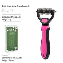 Pet Grooming Comb: Detangling & Loose Hair Remover for Dogs & Cats 92230 gray