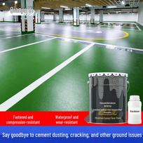 Qianjumei Modified Epoxy Floor Paint 20kg ryškiai žalia spalva