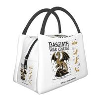 Fourth Wing Basgiath War College Insulated Lunch Bag for Women Picnic Storage Food Boxes Container Cooler Thermal Lunch Box Tote One Size