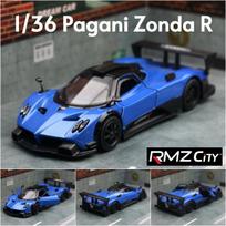 1/36 Pagani Zonda R Evolution Toy Car Model Rmz City Diecast Racing Vehicle Miniature Pull Back Collection Gift For Children Boy