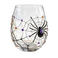 3D Creative Glass Tea Cup Funny Clear Milk Cup Halloween Glass Stemless Wine Glass  Sea Life Spider