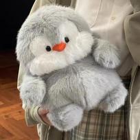 Cute soothing penguin otter plush toy cute pink pig koala doll cute penguin otter doll gift 30cm