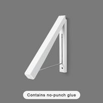 Folding Clothes Hanger Wall Mounted Large Capacity Space Saving Drying Rack for Laundry Balcony Household Use