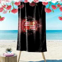Sunderland A.F.C Print Beach Towel, Large Soft Quick Dry Towel for Beach Camping Swimming 70cmx140cm(27x55inch)