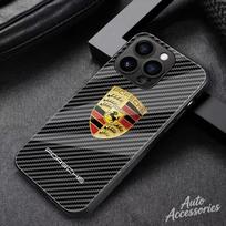 Porsche ratų telefono dėklas Anglies pluošto iPhone 16 15 13 14 11 12 Pro Max 12 XR XS 16 Plus 15Pro MAX Dangtelio Korpuso lipdukai For iPhone 16