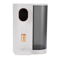 Automatinis burnos skalavimo skysčio dozatorius 600 ml 4 lygiai LED ekranas Montuojamas ant sienos Išmanusis burnos skalavimo skysčio dozatorius su 2 magnetiniais puodeliais skirtas