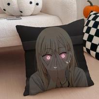 Mano apsirengimo mylimasis Anime pagalvės užvalkalas Antialerginis pagalvės užvalkalas Nematomas užtrauktukas Švelnus trumpas pliušas Sofos pagalvės užvalkalas 12x12Inch white