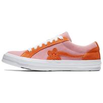 Golf Le Fleur x Converse One Star Ox Floral Trendy Comfort Low-Top Board Shoes Unisex Pink Orange 39.5 white