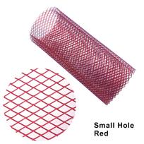 100x3m(40 x13 ) Universal Car Grill Mesh Aluminum Alloy Automotive Bumper Grille Grill Mesh Net Rhombic Hole 10x17mm 9x25mm red 10x17mm