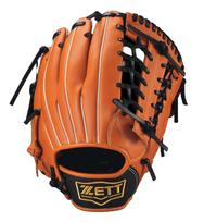 ZETT Fine Play Baseball and Softball Gold Brown x BSGB3910AZ All-Around Glove, Black, Right-Handed Throw,