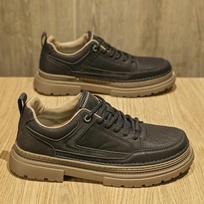Leather shoes new autumn low-top platform Martin boots British business casual shoes 39