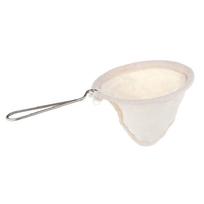 2-pack Coffee Filters, Reusable Flannel Cloth For Sustainable,  Smooth Brew One Size white